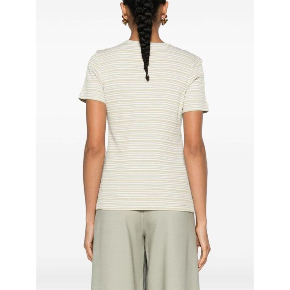 FILIPPA K Women's Striped Knit T-Shirt Women GREEN T-Shirts & Tops